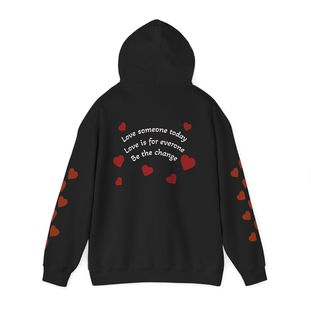 New Day New Love Hoodie — 'Love Someone Today' Heart Graphic Pullover